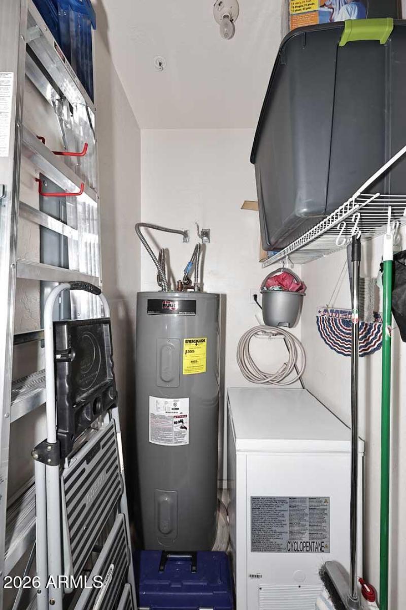 Covered Balcony-Storage Closet