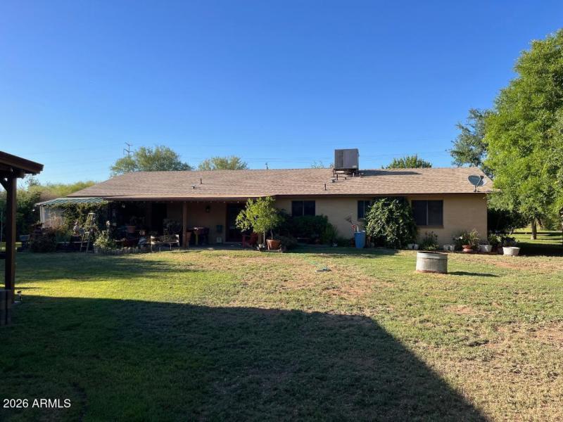 Back of main house