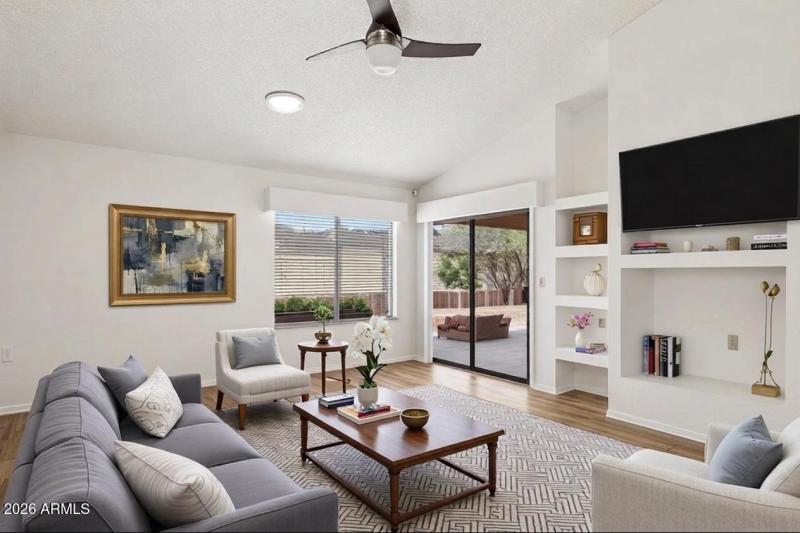 Family Room Staged