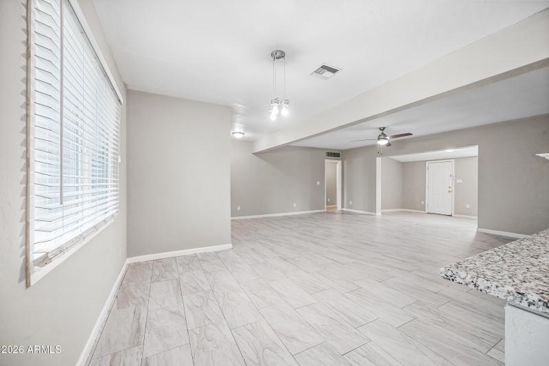 Open floorplan