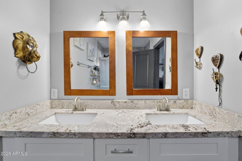 Dual Sink Bathroom Vanity