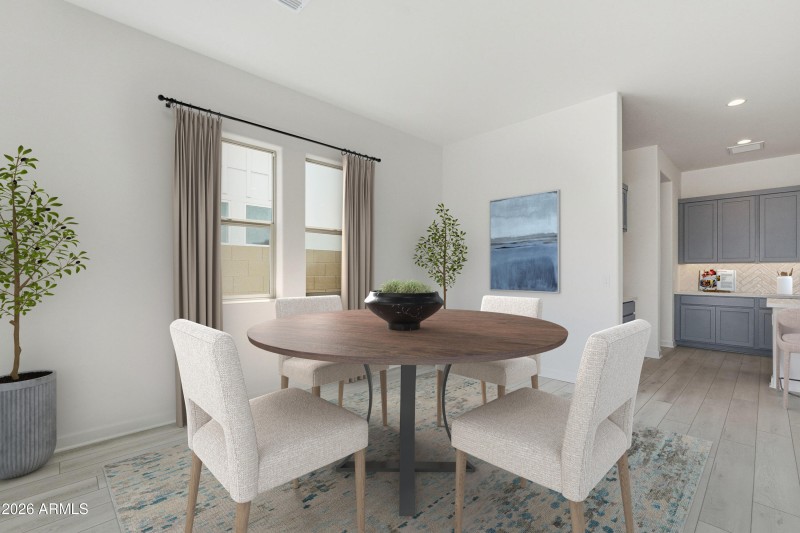 Virtual Staging dining room