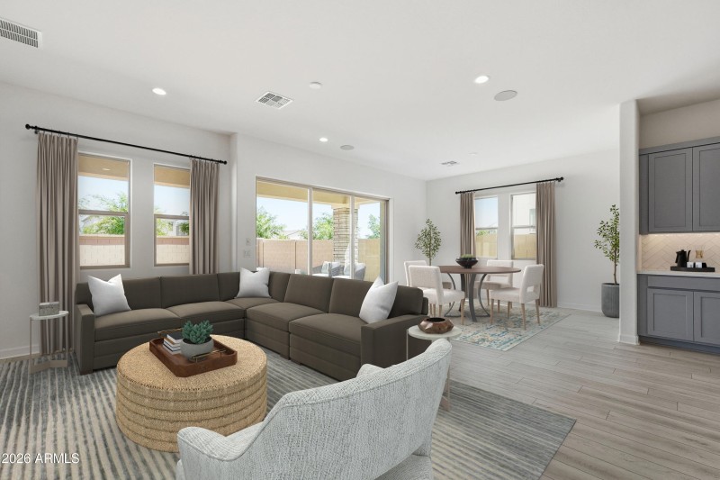 Virtual staging great room