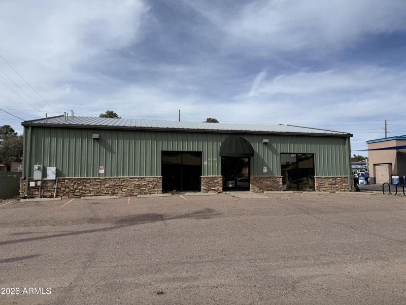 Front Viewed From Parking Lot