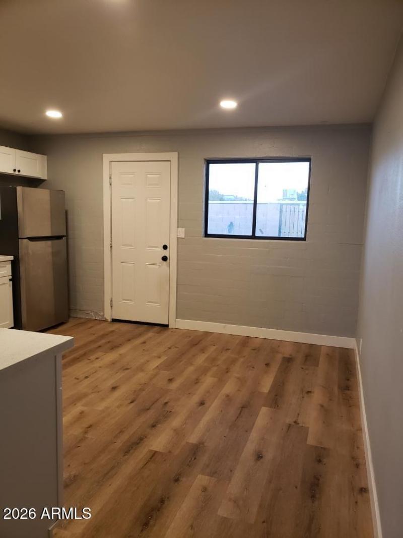 kitchen toward back door