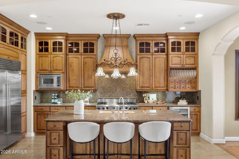Kitchen with Additional Upper Cabinetry
