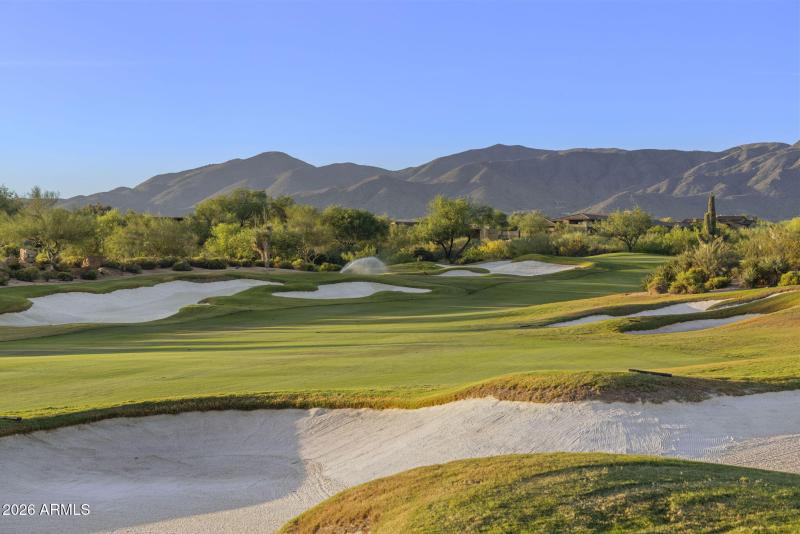 Looking up the 18th Fairway