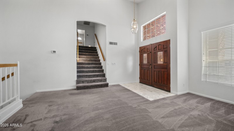 Entry into living room