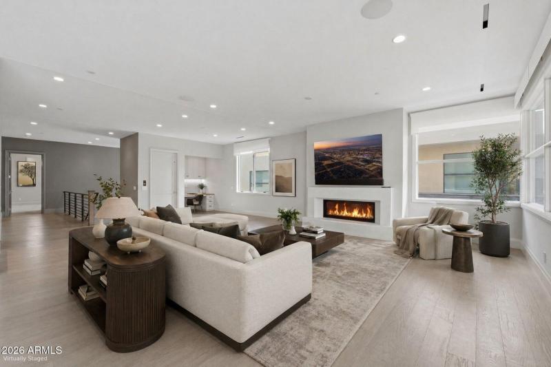 Living Room Virtually Staged