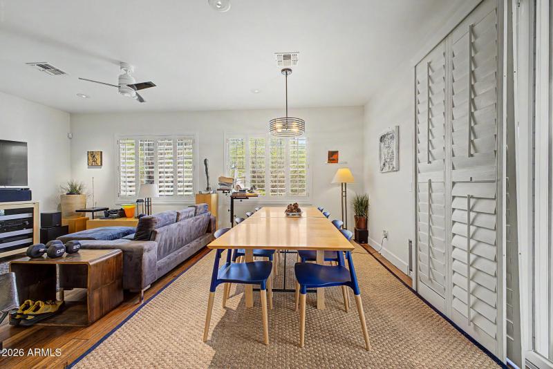 Dining Room with Natural Light