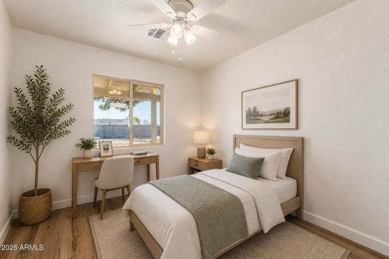 Virtually Staged Bedroom 4