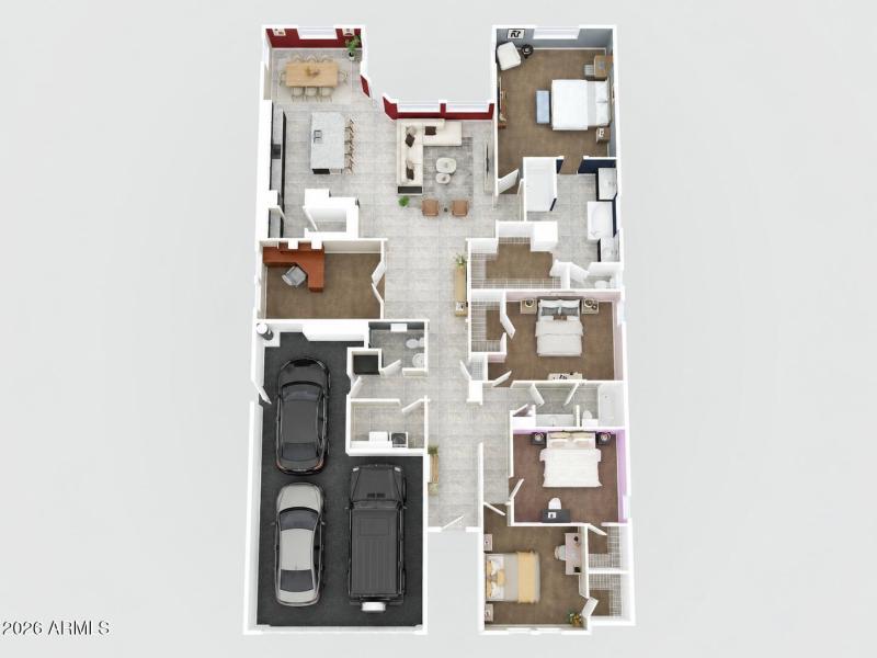 Rains 3D floorplan
