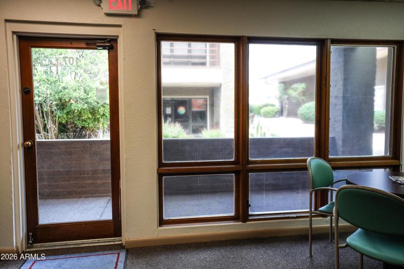 Front Entry looking to courtyard