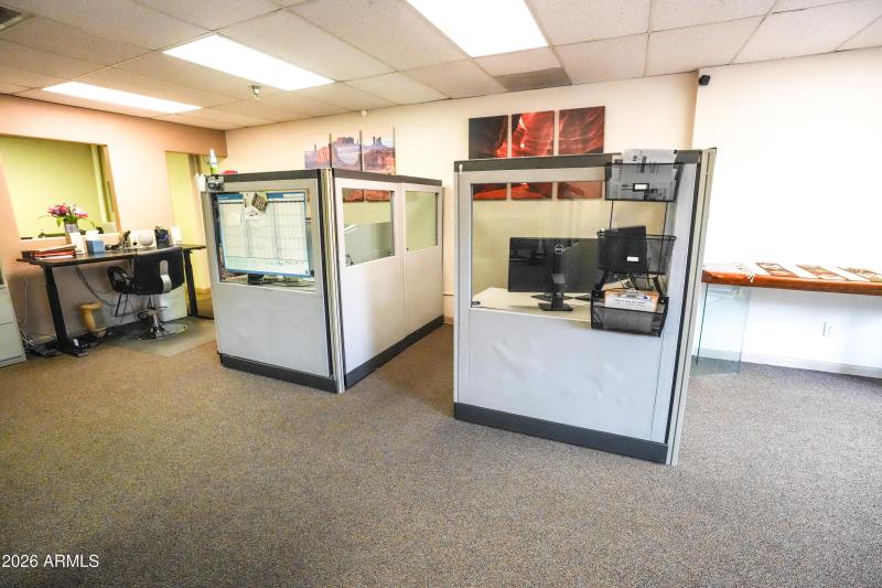 Cubicles on West wall