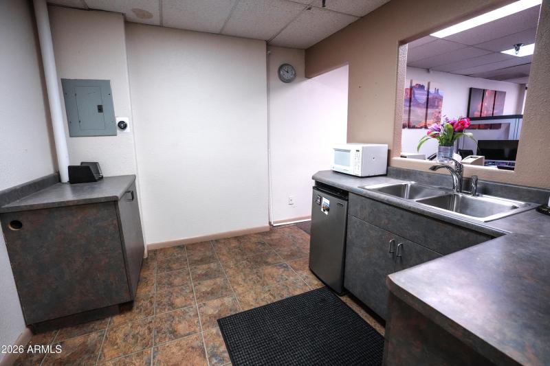 Kitchenette, looking out nook