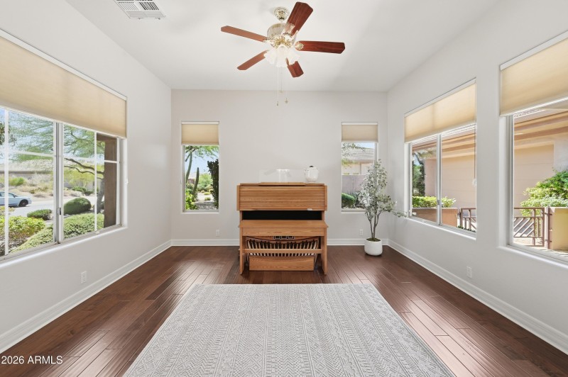 Extra room/den by the front entrance