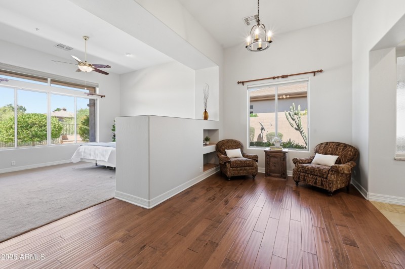 Extra spacious primary suite