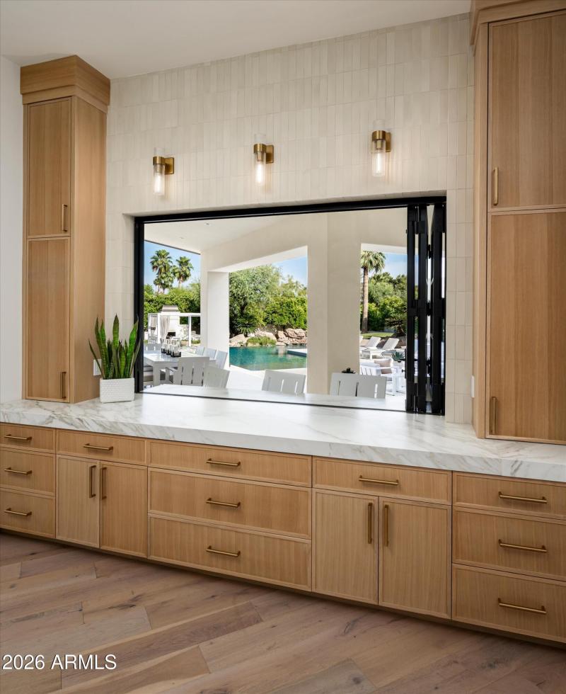 Kitchen Pass Thru Window