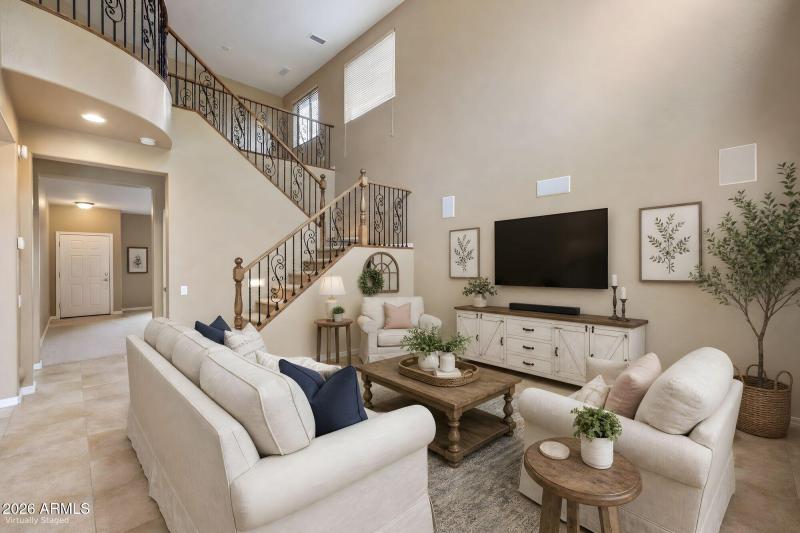 Great Room- virtually Staged
