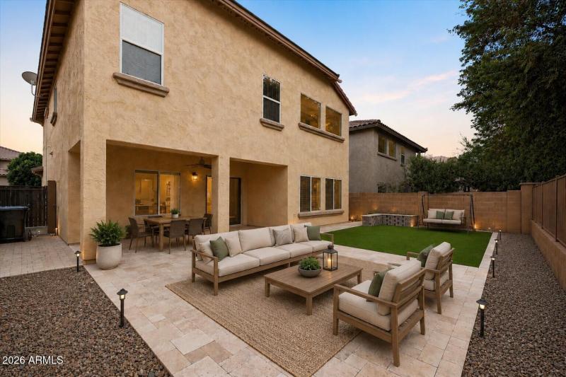 Backyard Virtually Staged