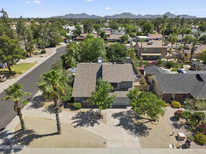 Aerial View of Home