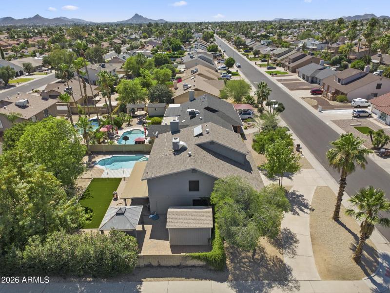 Aerial View of Home