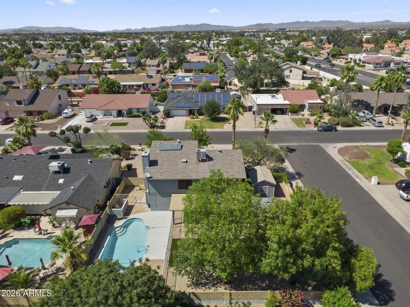 Aerial View of Home