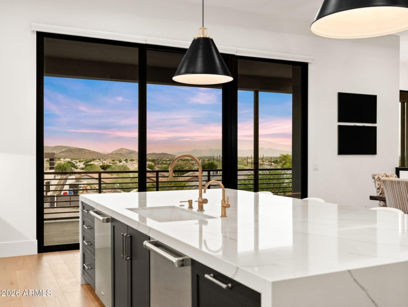 gold mtn kitchen view
