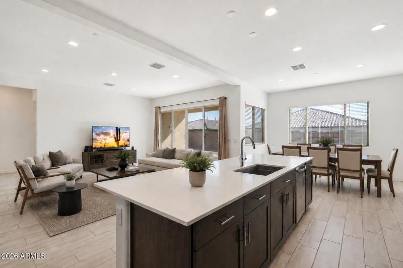open concept living space