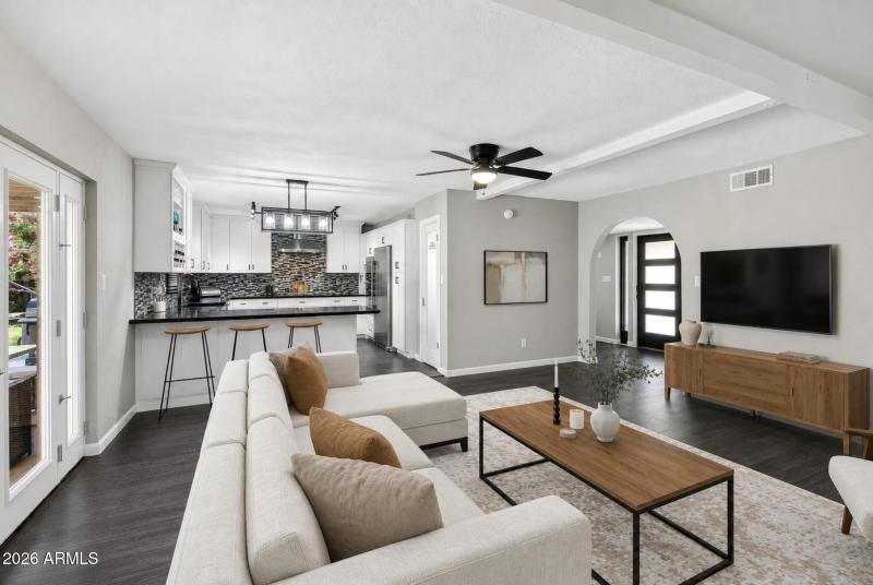 Could be a family room off kitchen