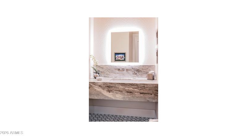 Powder Room Mirror Lit~