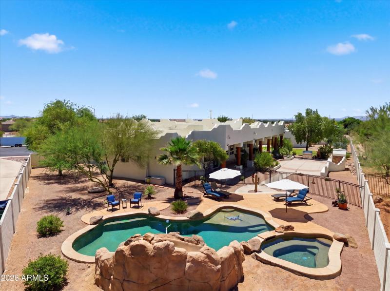 Aerial Pool View