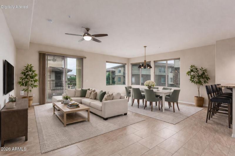 Virtually Staged Great Room