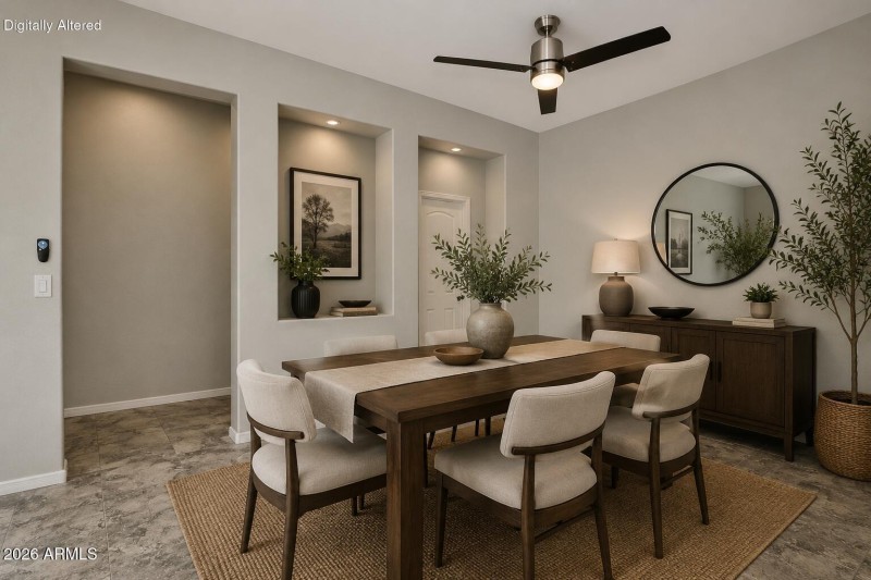 Dining room virtual stage