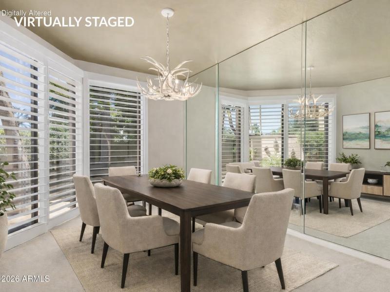 Staged Dining/Bonus Room