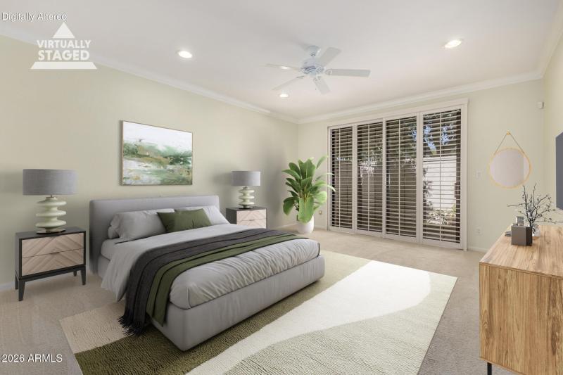 Staged Primary Bedroom