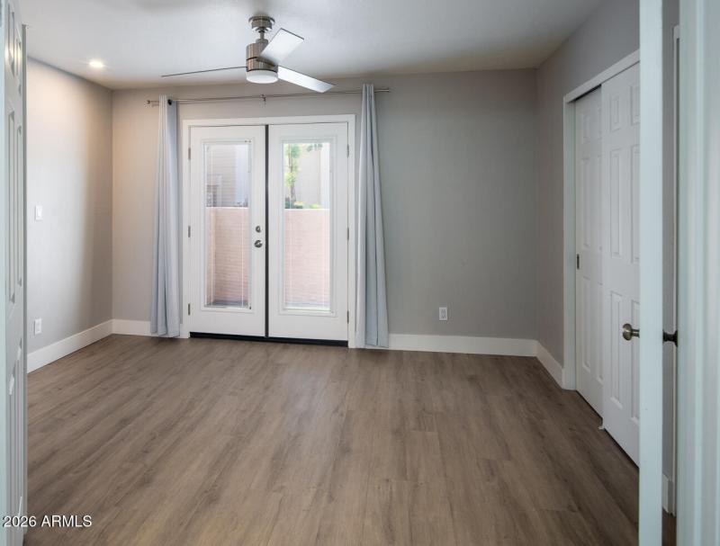 Double Doors to Bedroom