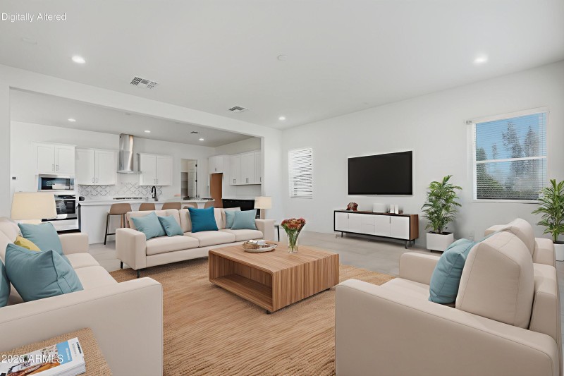 Great Room off opens to Kitchen