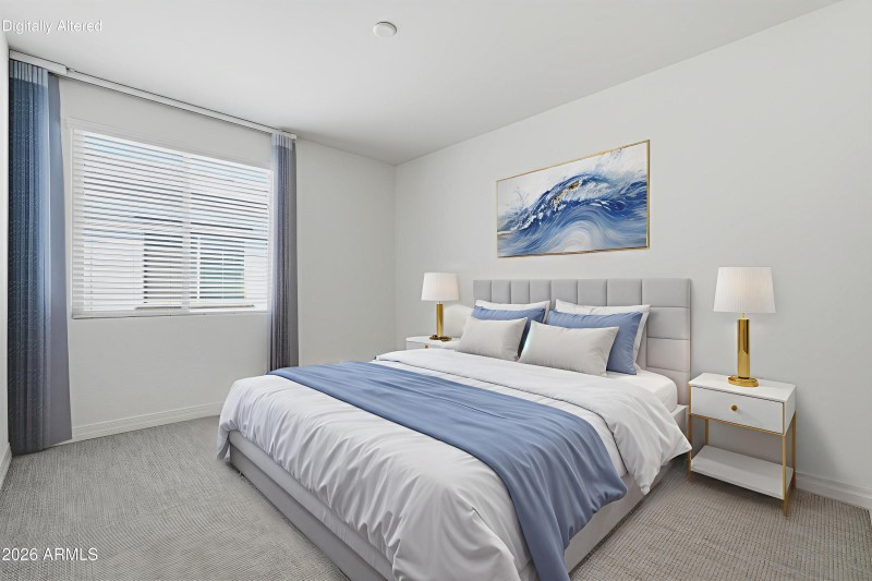 Bedroom 4 staged