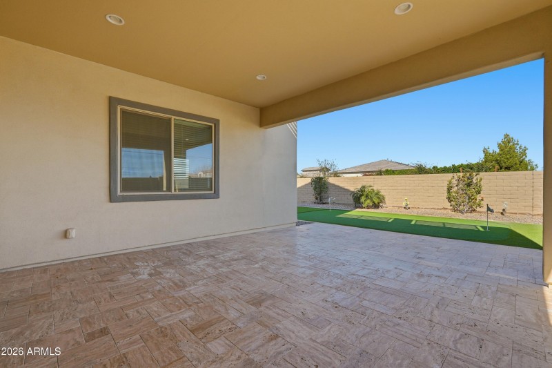 Covered patio
