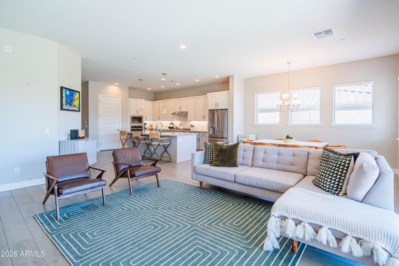 Spacious living area