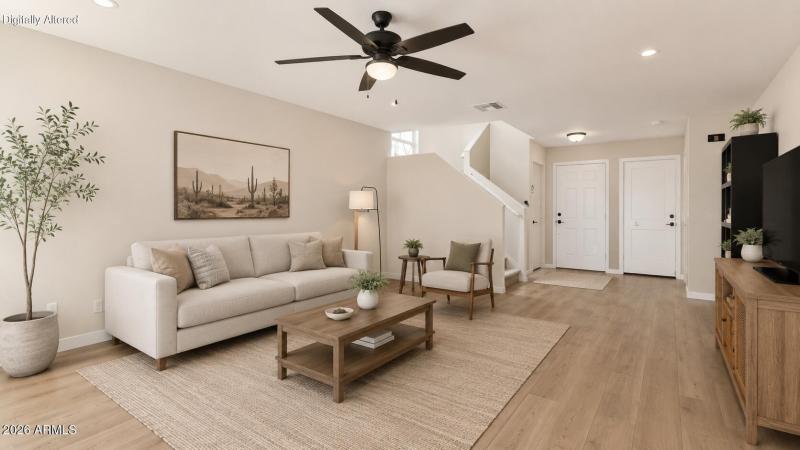 107 S 220TH Living Room Virtual Remodel