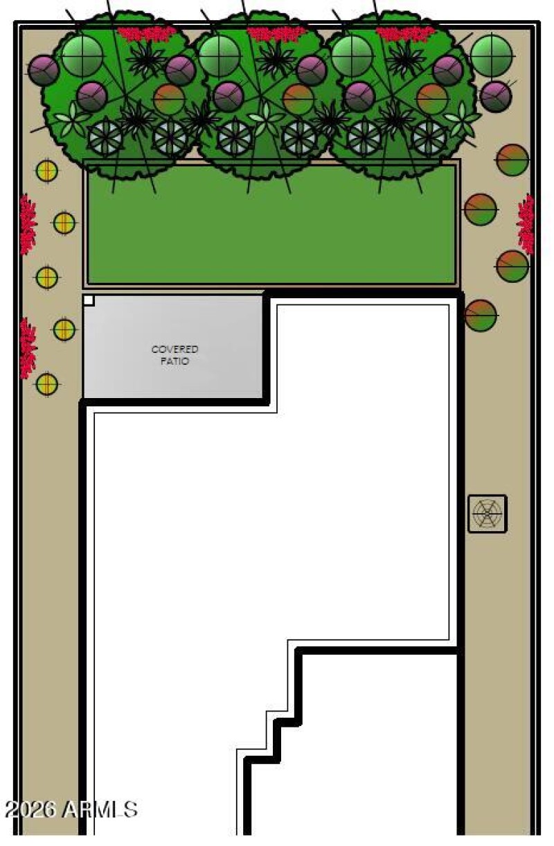 Chapin Turf Backyard Landscape Rendering