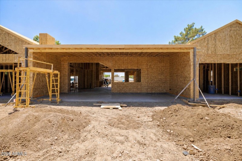 Large Covered Back Patio