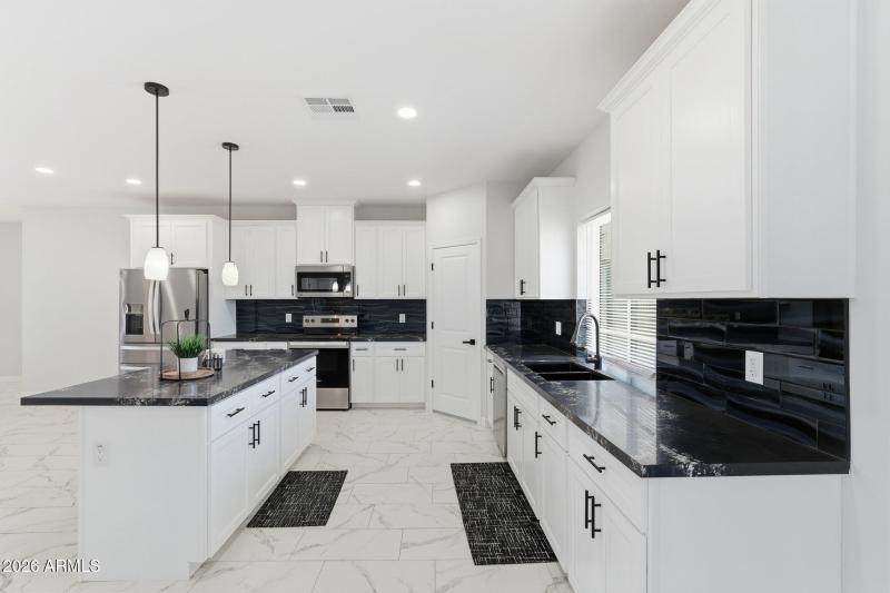 high ceilings beautiful kitchen