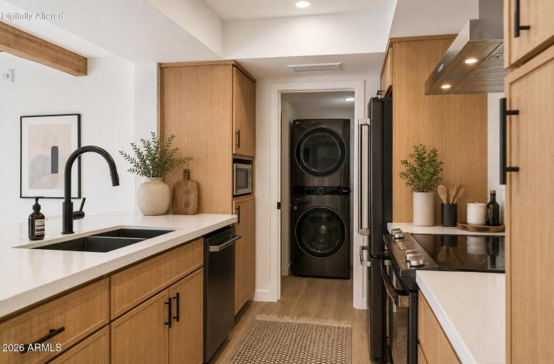 Kitchen Virtually staged