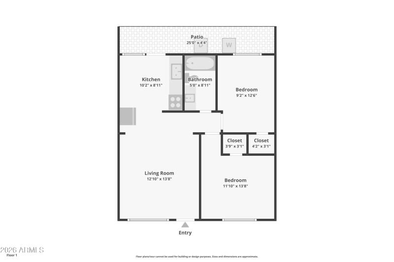 Unit #C - Floor Plan