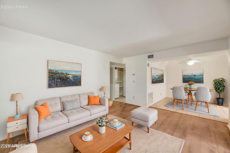 Living Room - virtually staged
