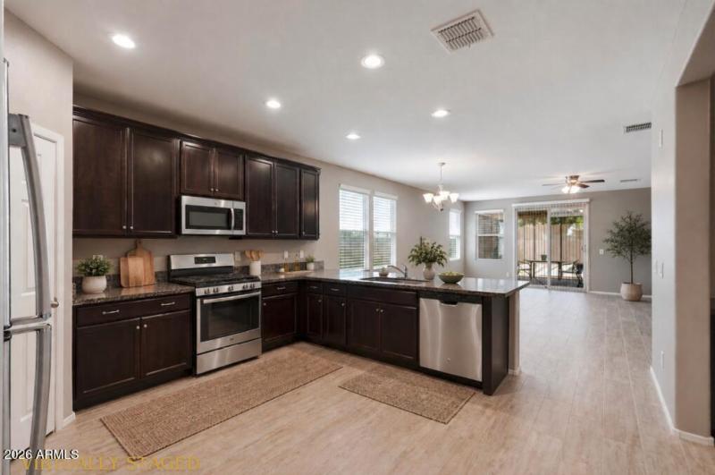 Kitchen - Virtually Staged