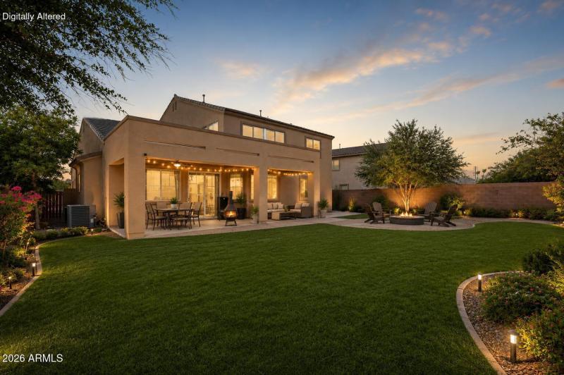 Backyard Virtually Staged